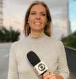 Zelda Mello se despede da reportagem da Globo em São Paulo: "O plano é descansar"  Foto: Reprodução