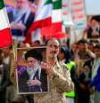 Manifestação em homenagem a Khamenei no Iêmen  Foto: ANSA / Ansa - Brasil