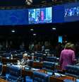Senadores votaram nesta quarta-feira, 4, o projeto de lei que aumenta de forma gradual a licença-paternidade de 5 para 20 dias Senadora Mara Gabrilli (PSD-SP) em pronunciamento via videoconferência.  Foto: Estadão