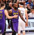 NBA: Doncic e LeBron James jogam para levar o Lakers a uma importante vitória  Foto: Alamy Live News