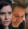 Samira (Fernanda Vasconcellos), Ferette (Murilo Benício), Arminda (Grazi Massafera) e Lucélia (Daphne Bozaski): quem será punido com uma terrível morte?  Foto: Reproduções