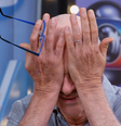 Marcos Caruso chora em programa e revela briga familiar: 'Luta violenta'  Foto: Reprodução/TV Globo