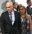 O ministro do STF Alexandre de Moraes com a esposa, a advogada Viviane Barci de Moraes  Foto: André Dusek/Estadão / Estadão