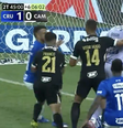 Briga em Cruzeiro e Atlético-MG   Foto: Reprodução Premiere