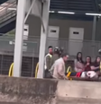 Passageiro foi baleado dentro de trem em Jandira (SP)  Foto: Reprodução/Instagram @osascodocaos