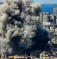 Fumaça subindo em meio a prédios no Líbano após ataques de Israel no dia 09 de março de 2026  Foto: Getty Images / BBC News Brasil