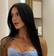 Rayane Figliuzzi é a atual namorada do cantor Belo  Foto: Reprodução/Instagram/@rayfigliuzzi