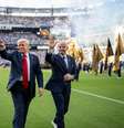 Donald Trump e Gianni Infantino na final do Mundial de Clubes de 2025.  Foto: Divulgação/Casa Branca / Estadão