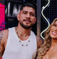 Alex Poatan e Lívia Andrade no Domingão com Huck  Foto: Reprodução/Instagram
