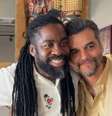 Wagner Moura e Lázaro Ramos se encontram nos EUA para cerimônia do Oscar  Foto: Reprodução/olazaroramos/Instagram
