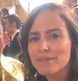 Raquel Krähenbühl se empolgou e saiu gritando por atores no tapete vermelho  Foto: Reprodução/GloboNews/X