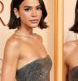 O power bob Bruna Marquezine no Oscar 2026 com mood da década de 90 e acabamento polido: quanto custa copiar em casa o cabelo da atriz? Um raio-x dos produtos de luxo usados.  Foto: Getty Images / Purepeople