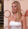 Gwyneth Paltrow quase mostra demais ao usar vestido de lateral nua no Oscar  Foto: Reprodução/X @otolz_ e @variety