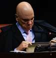 Alexandre de Moraes durante julgamento em 2025  Foto: Wilton Junior/Estadão / Estadão
