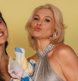 Giulia Costa e Flávia Alessandra gravam um podcast juntas  Foto: Reprodução/Instagram