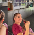 Mãe de Lucas Lucco corta cabelo após diagnóstico de alopecia: 'Dia de desapegar'  Foto: Reprodução/Redes Sociais