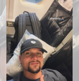Artur Victor, do Botafogo, fala em livramento após problema técnico em avião para SP  Foto: Reprodução/Instagram @arturvictor