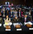 Tulsi Gabbard em audiência no senado  Foto: Kevin Dietsch/Getty Images
