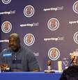 Shaquille O’Neal em entrevista coletiva  Foto: Raul Godoy/Terra