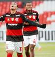 Meninos do Flamengo em mais uma final de Libertadores Sub-20 –   Foto: Divulgação / Conmebol / Jogada10