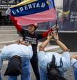 Parentes de presos políticos na Venezuela fazem manifestação por libertação  Foto: ANSA / Ansa - Brasil