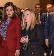 Daniela Santanchè em evento com Giorgia Meloni em abril de 2023  Foto: ANSA / Ansa - Brasil