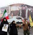 Painel em Teerã retrata líder supremo Mojtaba Khamenei com comandantes militares  Foto: ANSA / Ansa - Brasil