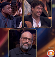 Momento em que Luciano percebe o spoiler  Foto: Reprodução/Globo