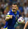 Edin Dzeko é esperança de gol da Bósnia contra Itália  Foto: ANSA / Ansa - Brasil