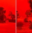 Céu se torna ‘vermelho-sangue’ durante passagem de ciclone na Austrália; entenda o fenômeno  Foto: Reprodução/Instagram