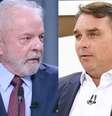 Lula no debate da Globo em 2022 e Flávio Bolsonaro em entrevista do 'Roda Viva' em 2024: a visibilidade na TV é valiosa aos candidados  Foto: Reproduções