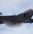 Modelo de jato F-35, que caiu em área de treinamento nos EUA  Foto: Alexandre Tziripouloff/Getty Images