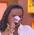 Solange Couto se emociona no Bate-Papo BBB  Foto: Reprodução | Globoplay