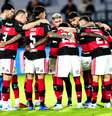 Jogadores do Flamengo em partida contra o Bragantino   Foto: divulgação/Gilvan de Souza/Flamengo / Esporte News Mundo