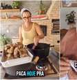 Janja prepara carne de paca para Lula na Páscoa  Foto: Reprodução/Instagram
