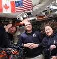 Astronautas Reid Wiseman, Jeremy Hansen, Christina Koch e Victor Glover compõem a tripulação da missão Artemis 2  Foto: Nasa/Divulgação