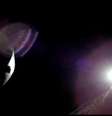 Eclipse solar foi visto de um ângulo inédito pelos astronautas  Foto: NASA / BBC News Brasil
