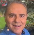 Luís Roberto se afasta de narração dos jogos da Copa por problemas de saúde  Foto: Reprodução/Instagram