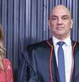 O ministro Alexandre de Moraes e a esposa dele, Viviane Barci de Moraes  Foto: Divulgação/STF / Perfil Brasil