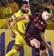 Lanús parte para o ataque. Mas quem leva a melhor é o Mirassol. Afinal, os paulistas venceram por 1 a 0.  –  Foto: Divulgação / Lanus / Jogada10