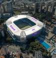 Nubank assumiu naming rights do estádio do Palmeiras e abriu votação para escolher o novo nome da arena  Foto: Divulgação/Nubank / Estadão
