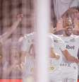 Moisés marcou o gol da vitória do Santos –  Foto: Divulgação/Santos / Jogada10