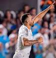 Moisés marcou o gol da vitória do Santos –  Foto: Divulgação/Santos / Jogada10
