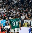 Jogo entre Corinthians e Palmeiras foi marcado por duas expulsões para o lado alvinegro.  Foto: Taba Benedicto/Estadão / Estadão
