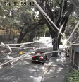 Em uma rua, os suspeitos colocaram câmera em um poste   Foto: Reprodução/TV Globo