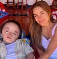 Noah e sua mãe, Bruna Massa  Foto: Reprodução | Instagram