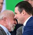 Presidente Lula e presidente da Câmara dos Deputados, Hugo Mota, nesta quarta-feira (14/4).  Foto: Getty Images / BBC News Brasil
