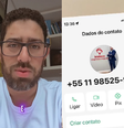 Montagem: Lênin Franco e Claudia Castelo Branco compartilharam como foram vítimas do golpe do falso gerente   Foto: Reprodução/Redes Sociais