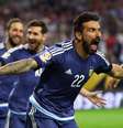 Ezequiel Lavezzi comemora gol pela seleção da Argentina   Foto: Scott Halleran/Getty Images