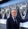 Florentino Perez, presidente do Real Madrid, ficou indignado de o time não ter conquistado títulos  Foto: Divulgação/Real Madrid